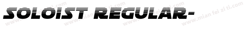 Soloist Regular字体转换